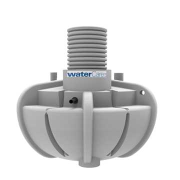 Watercare 3-kammertank til tryknedsivning med Flygt pumpe DXM 35-5 230 V, DN500 mm opføringsrør. Ala