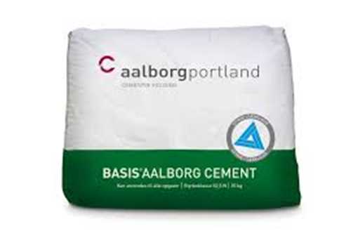 Aalborg Basis cement 25 kg. Leveres enkelvis eller på en palle á 42 stk.