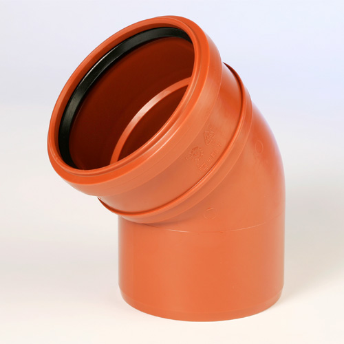 Kaczmarek PP-bøjning 110mm, 30° EN1852-1 - Kloak (25 stk/kasse) 300/pal