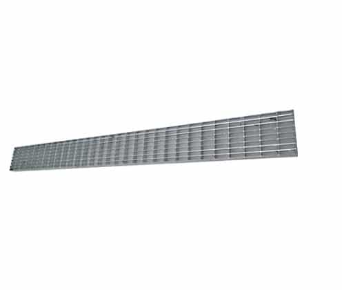 VOTEC sokkelrist galvaniseret 1000x200x20mm. maskestørrelse 53x10mm